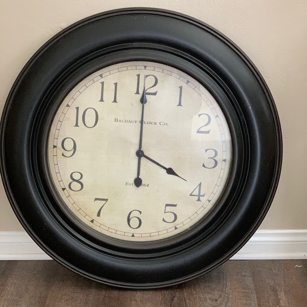 Oversized Wall Clock